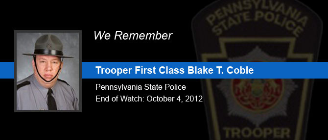 Trooper First Class Blake T. Coble