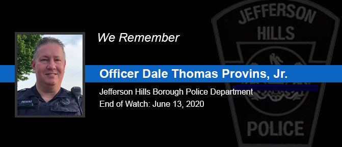 Officer Dale Thomas Provins, Jr.
